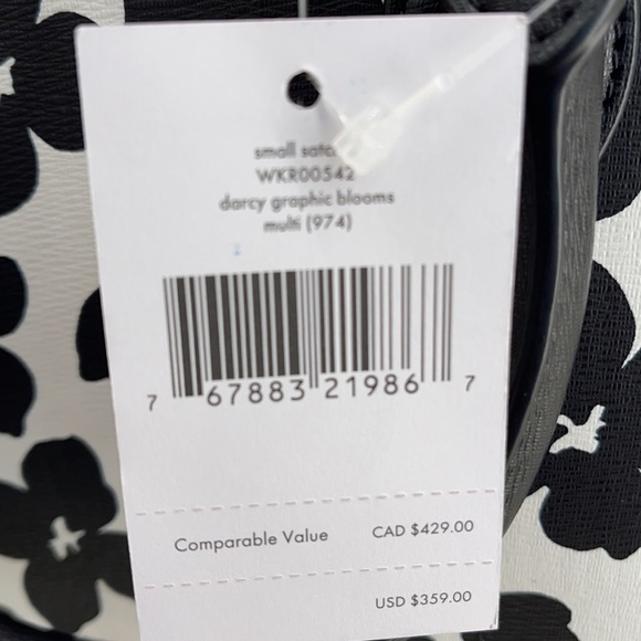 Kate Spade darcy graphic blooms small satchel - Picture 10 of 12